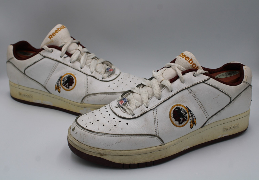 Size 9 - Vintage Reebok NFL Washington Redskins Banned Logo Sneakers